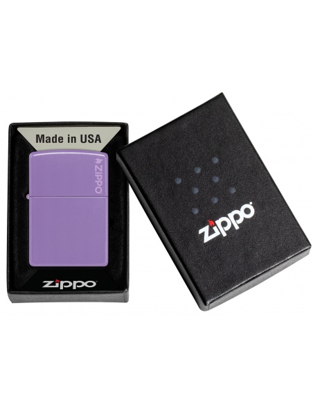 Brichetă Zippo 46681ZL Smoky Lavender with Zippo Logo