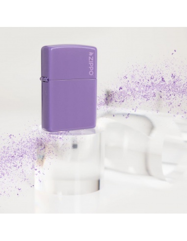 Brichetă Zippo 46681ZL Smoky Lavender with Zippo Logo