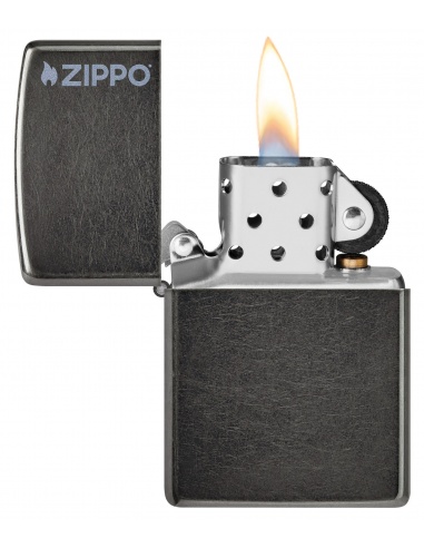 Brichetă Zippo 28378ZL Grey Dusk with Zippo Logo