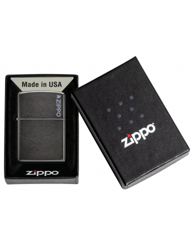 Brichetă Zippo 28378ZL Grey Dusk with Zippo Logo