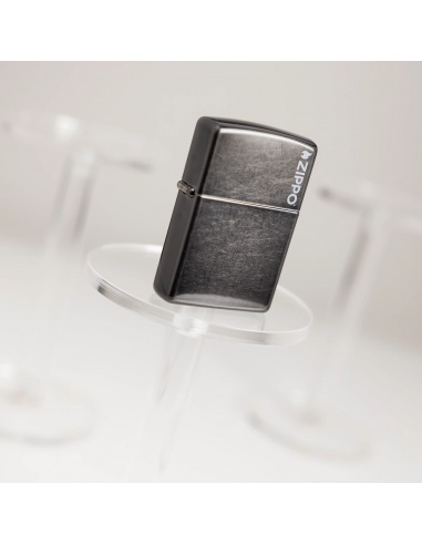 Brichetă Zippo 28378ZL Grey Dusk with Zippo Logo
