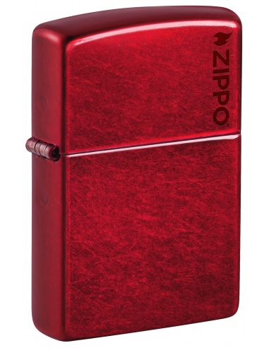 Brichetă Zippo 21063ZL Candy Apple Red with Zippo Logo