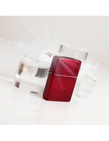 Brichetă Zippo 21063ZL Candy Apple Red with Zippo Logo