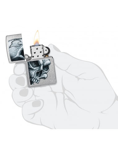 Brichetă Zippo 46587 Skull and Flame