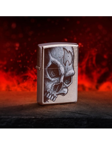 Brichetă Zippo 46587 Skull and Flame