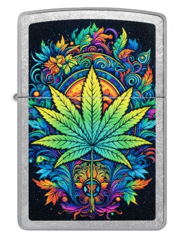 Brichetă Zippo 46575 Vibrant Colors Cannabis Leaf