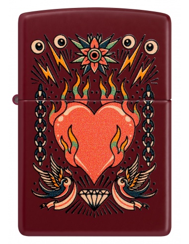 Brichetă Zippo 46584 Tattoo Heart