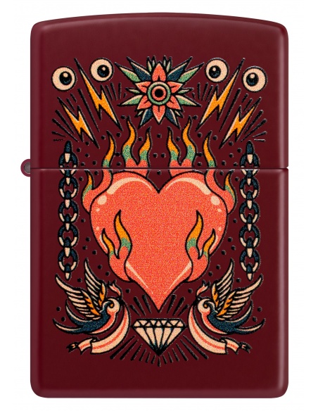 Brichetă Zippo 46584 Tattoo Heart