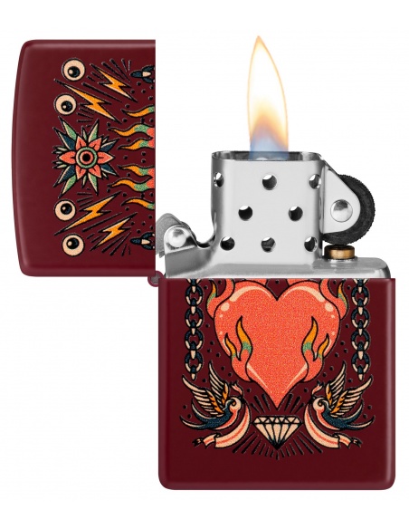 Brichetă Zippo 46584 Tattoo Heart
