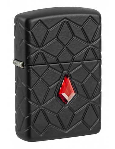 Brichetă Zippo 46756 Deep Carve Armor with Red Crystal