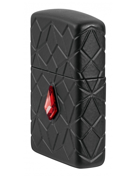 Brichetă Zippo 46756 Deep Carve Armor with Red Crystal