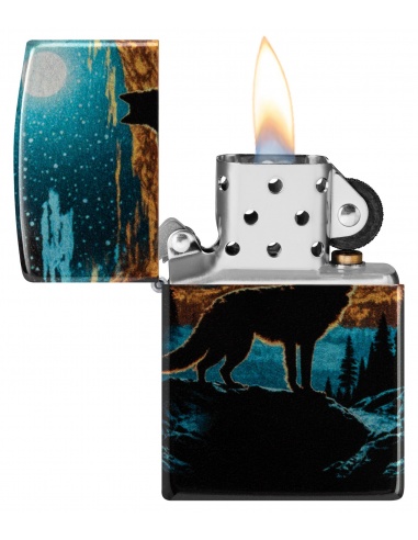 Brichetă Zippo 46252 Wolf and Moon