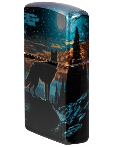 Brichetă Zippo 46252 Wolf and Moon