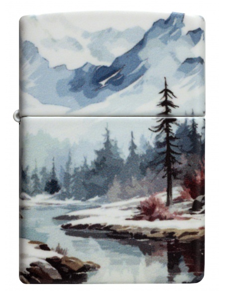 Brichetă Zippo 46702 Frozen Valley Outdoor Scene