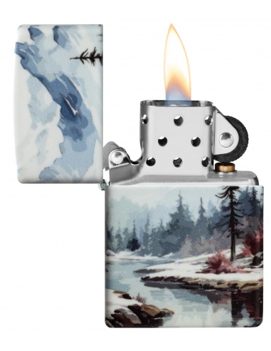 Brichetă Zippo 46702 Frozen Valley Outdoor Scene