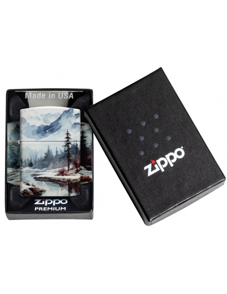 Brichetă Zippo 46702 Frozen Valley Outdoor Scene
