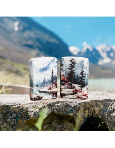 Brichetă Zippo 46702 Frozen Valley Outdoor Scene