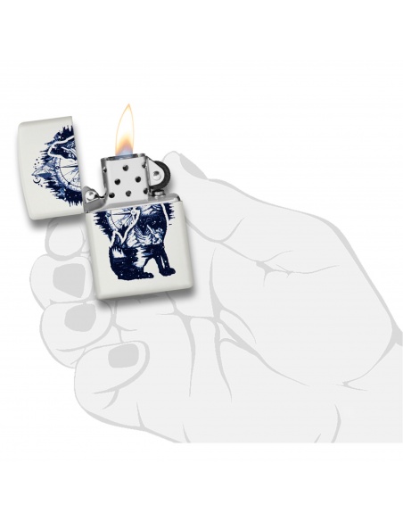 Brichetă Zippo 214-062956 Wolf Mountain Compass