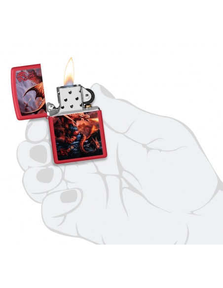 Brichetă Zippo 46690 Anne Stokes - Fire Dragon