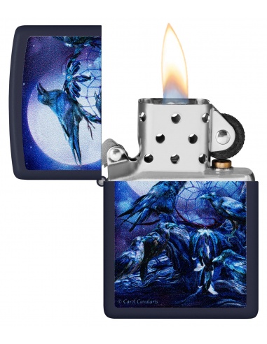 Brichetă Zippo 46746 Carol Cavalaris Raven Dreams