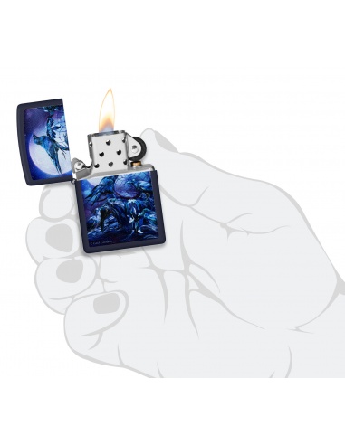 Brichetă Zippo 46746 Carol Cavalaris Raven Dreams