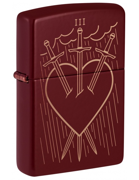Brichetă Zippo 46723 Three of Swords Tarot Card