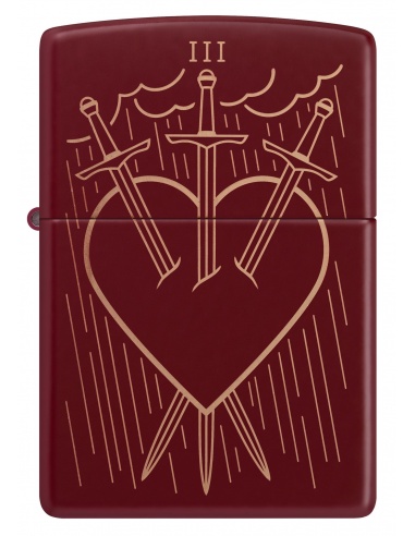 Brichetă Zippo 46723 Three of Swords Tarot Card
