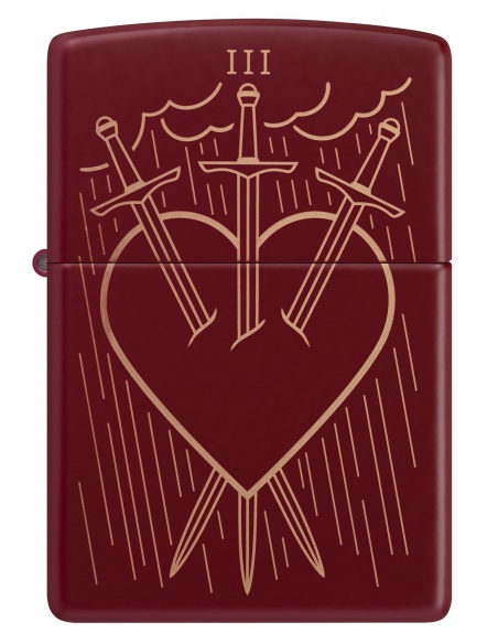 Brichetă Zippo 46723 Three of Swords Tarot Card