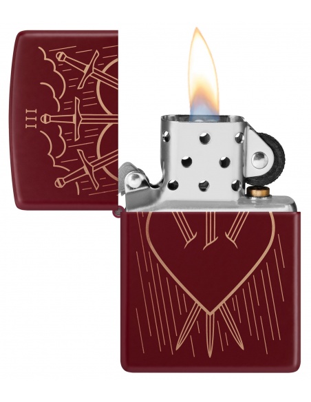 Brichetă Zippo 46723 Three of Swords Tarot Card