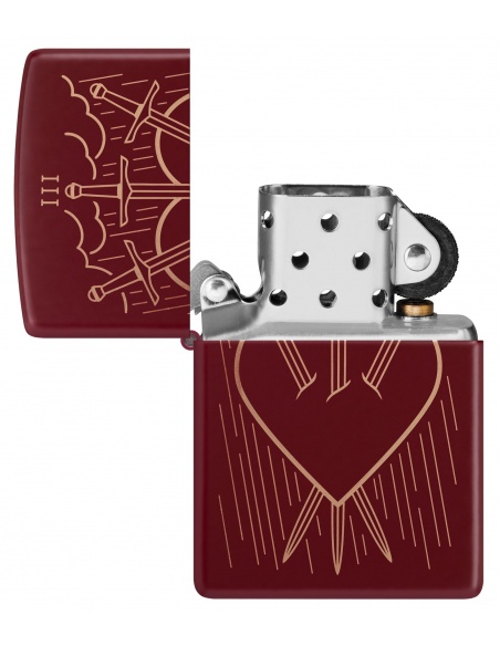 Brichetă Zippo 46723 Three of Swords Tarot Card