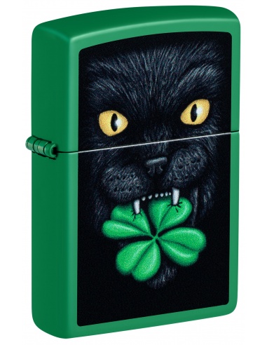 Brichetă Zippo 46721 Feline Lucky Four-leaf Clover