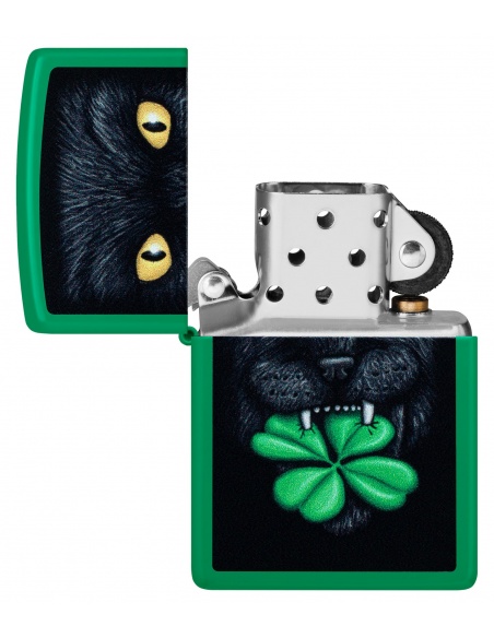 Brichetă Zippo 46721 Feline Lucky Four-leaf Clover