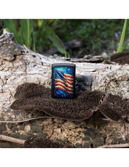 Brichetă Zippo 46718 Painted American Flag